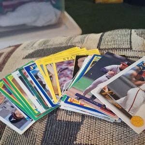 Assorted Baseball Trading Cards - Multicolor Stack